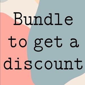 READ DESCRIPTION!  Bundle items to get a discount